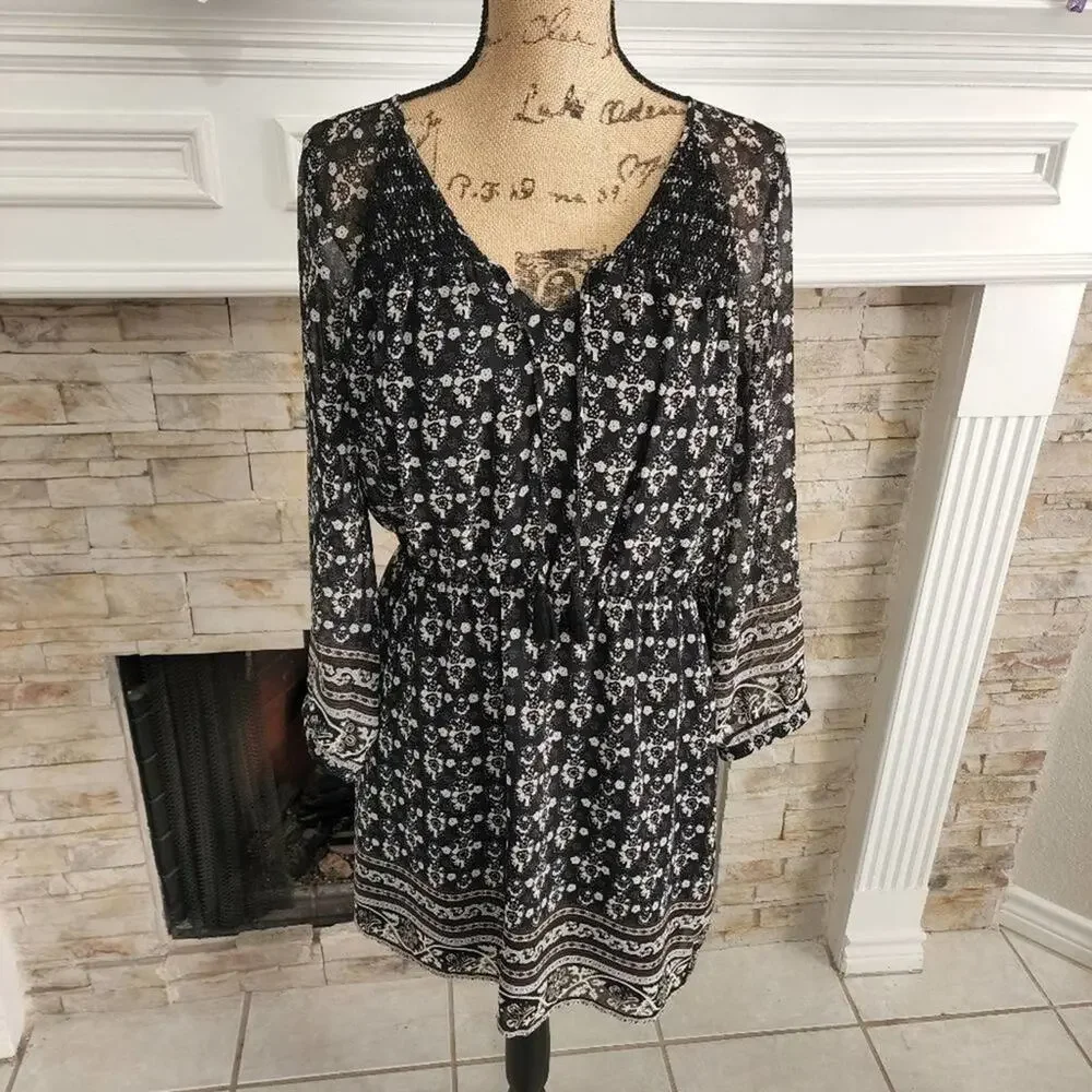 Madewell long she‎ sleeve dress size 10